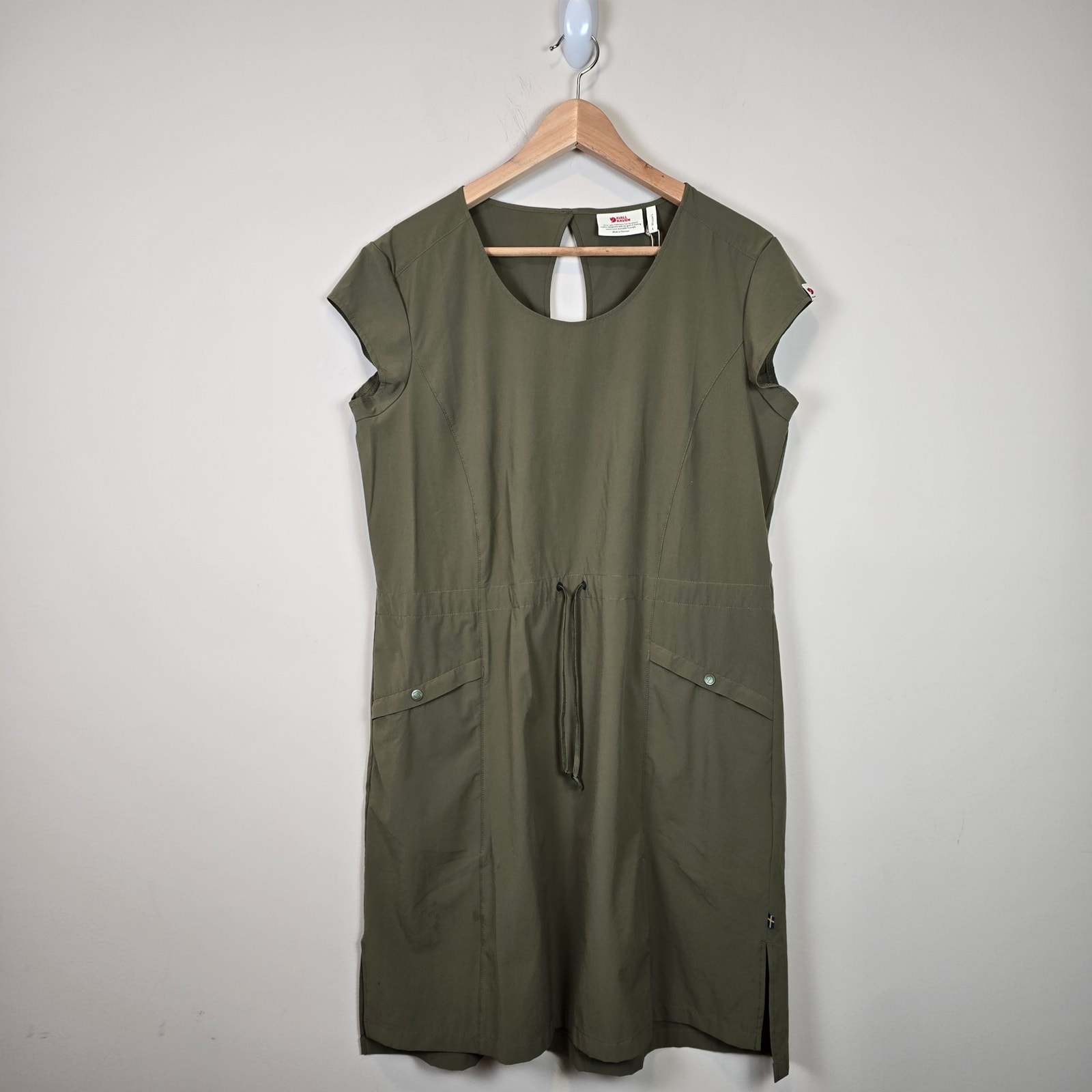 Fjallraven High Coast Lite Dress Womens Size L Green Outdoor Hiking